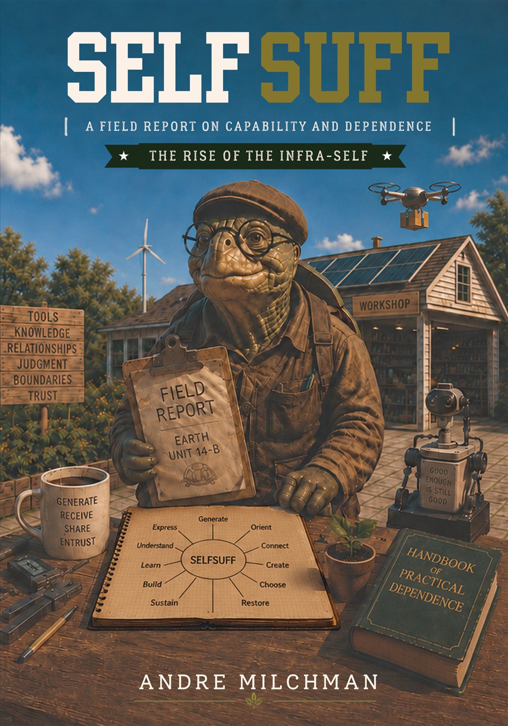 Cover of SelfSuff: The Rise of the Infra-Self by Andre Milchman.
